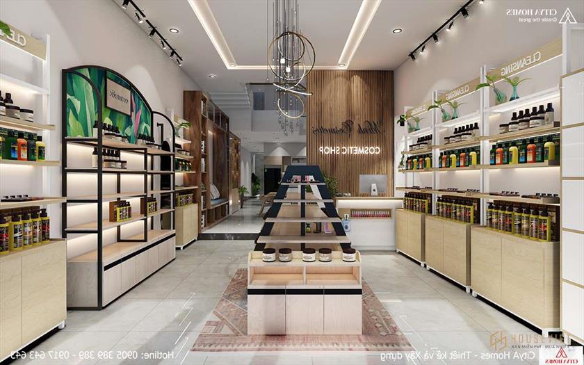 Khu vực kinh doanh rộng rãi và cởi mở