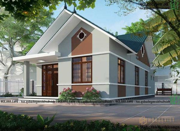 Ngôi nhà được thiết kế với màu sắc trang nhã và tinh tế