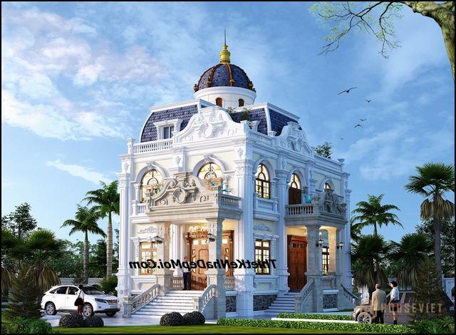 Biệt thự cổ điển 2 tầng đẹp 2019