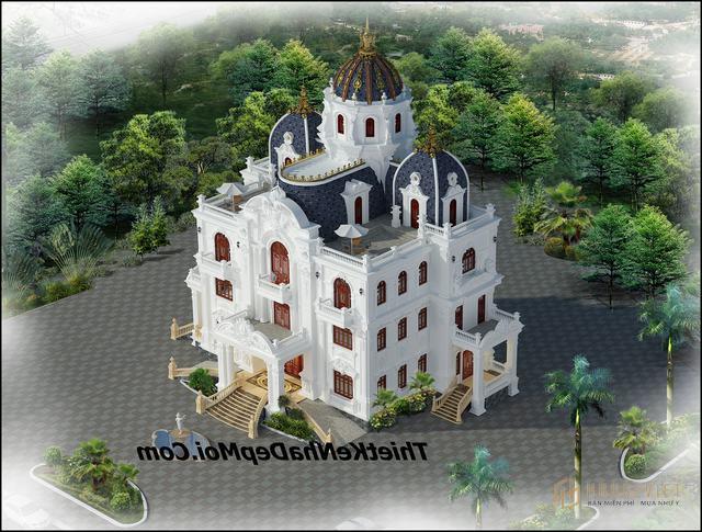 Lâu đài đẹp 4 tầng Tuấn Linh