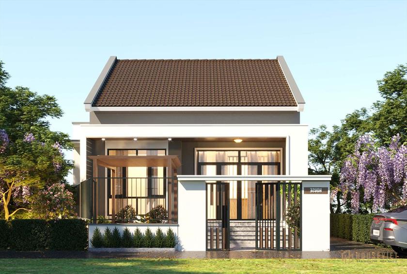 mẫu nhà cấp 4 9x14m