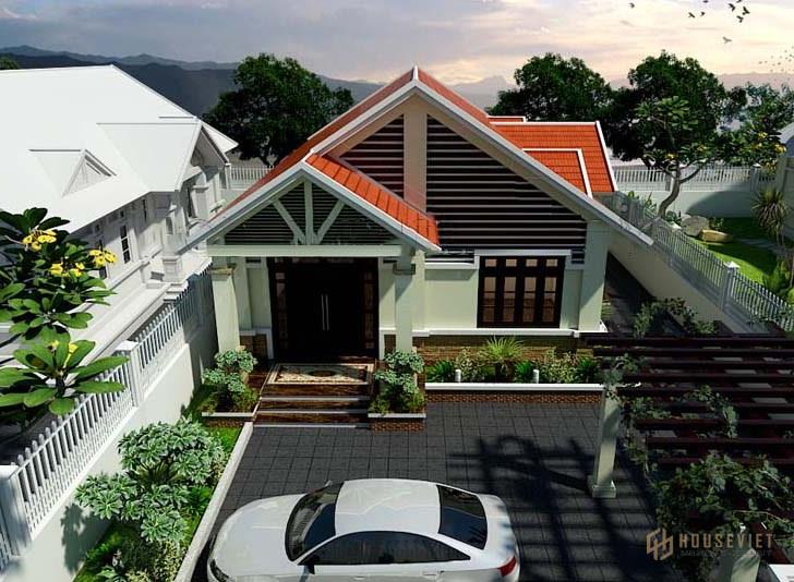 mẫu nhà cấp 4 9x14m