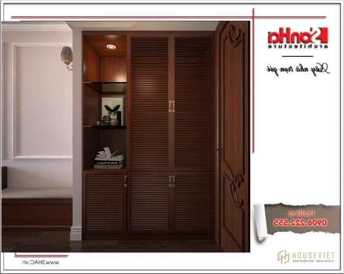 Mẫu thiết kế khách sạn 3 sao cổ điển đẹp tại Quảng Ninh - SH KS 0037 43 Thiết kế nội thất phòng ngủ khách sạn tại Quảng Ninh sh ks 0037