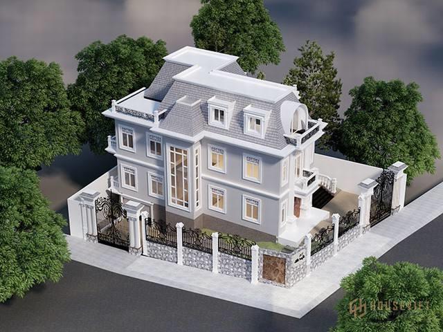 Biệt thự nghỉ dưỡng 3 tầng cổ điển đẹp tại Đà Lạt