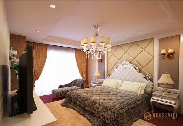 Không gian nội thất biệt thự đẹp cổ điển