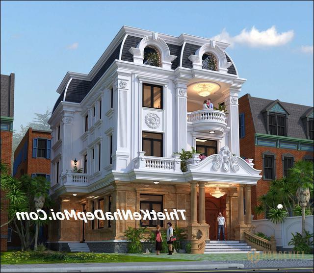 Biệt thự pháp 3 tầng đẹp nhất