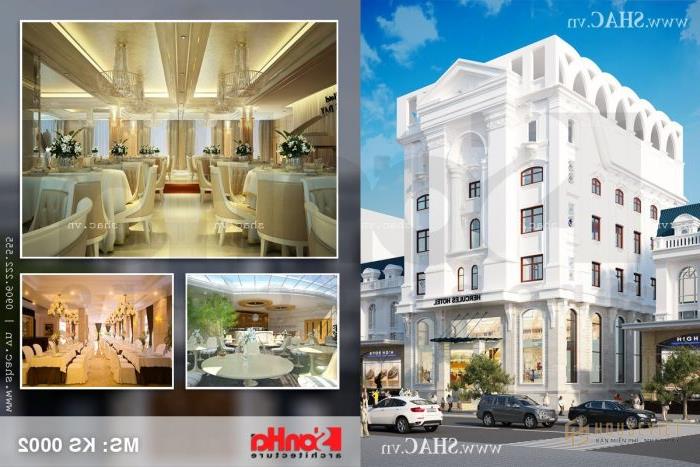 Thiết kế khách sạn 7 tầng - KS 0002 Thiết kế khách sạn 7 tầng