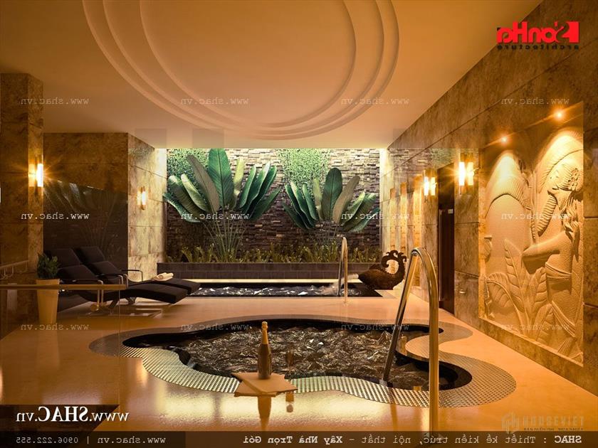 Thiết kế bể sục cho khách sạn Bể sục