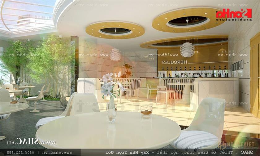 Thiết kế quán cafe đẹp khu 3 khu cafe