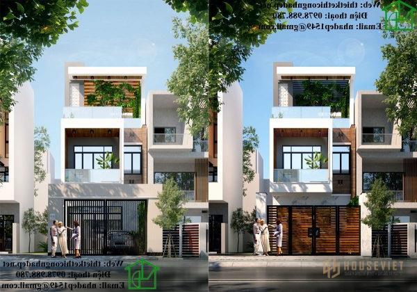 Nhà phố 3 tầng đẹp