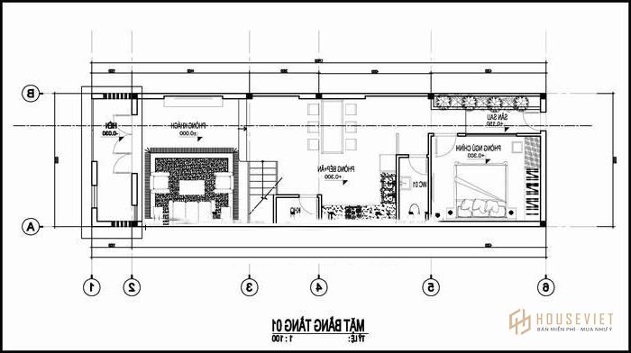 Thiết kế nhà 2 tầng 85m2