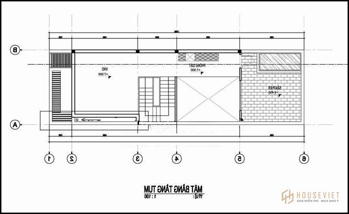 Thiết kế nhà 2 tầng 85m2