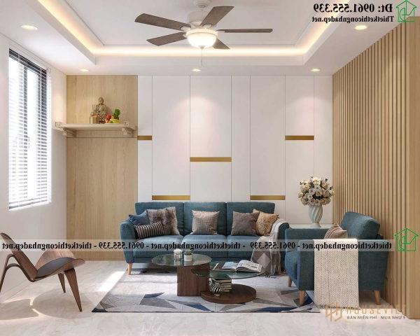 Bộ bàn ghế sofa đẹp phòng khách nhà cấp 4 NDNC484