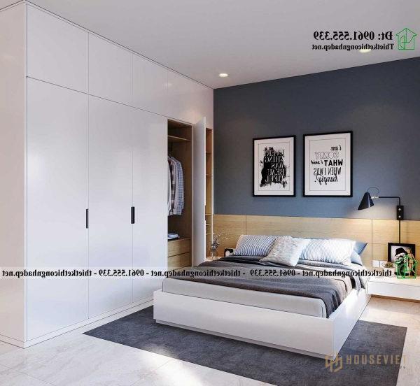 Giường ngủ đẹp trong phòng ngủ chính NDNC484