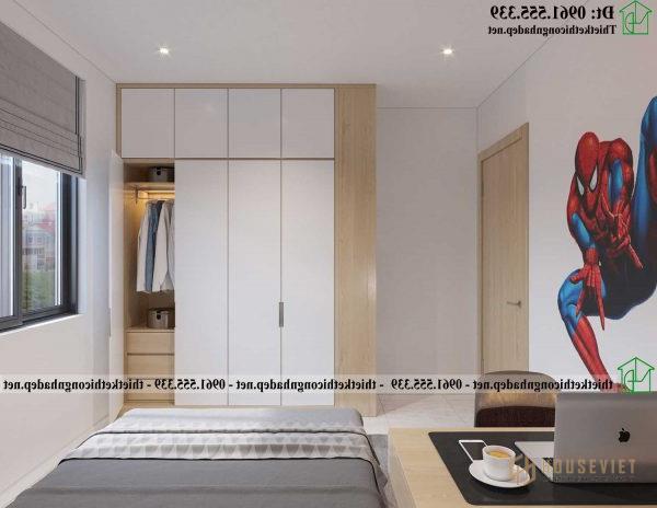 Thiết kế nội thất phòng ngủ con trai NDNC484