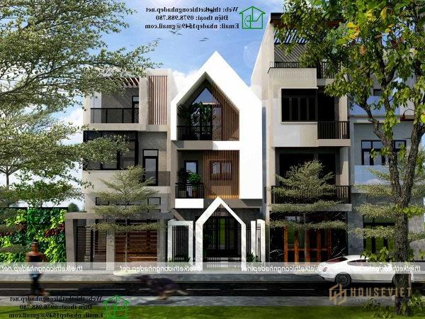 Mẫu nhà phố 3 tầng 5x13m