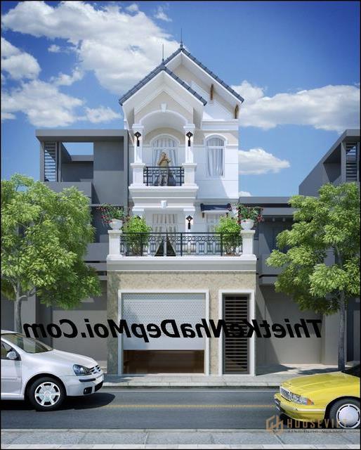 Nhà mặt phố kết hợp kinh doanh mái thái