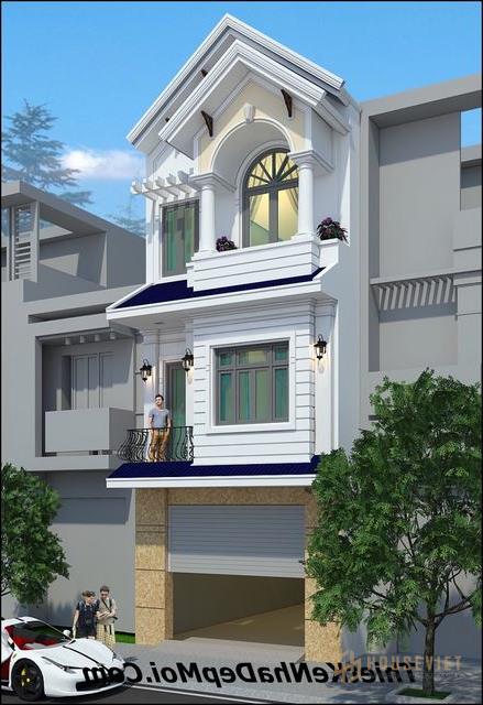 Mau nha ong dep 3 tang 5m mai thai