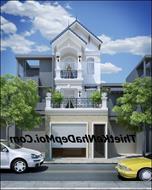 Mẫu nhà kinh doanh mặt phố đẹp 2.5 tầng hiện đại anh Quân