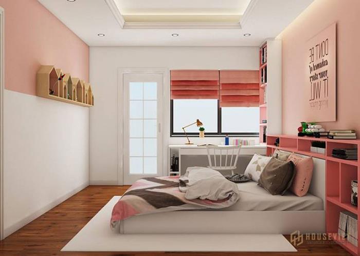 Thiết kế phòng ngủ cho bé gái
