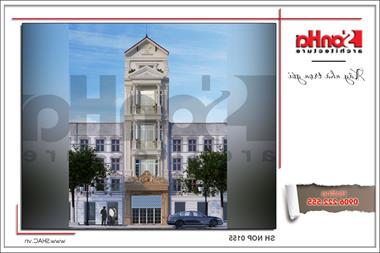 Hình ảnh mẫu nhà ống cổ điển Châu Âu đẹp 4 tầng 1 tum tại Sài Gòn - SH NOP 0155
