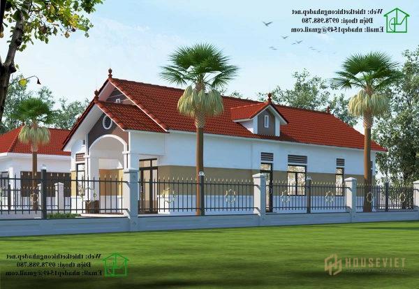 mẫu nhà cấp 4 rộng 150m2