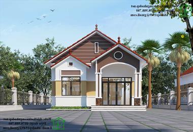 Mẫu nhà cấp 4 150m2 hiện đại tại Quảng Bình NDNC484