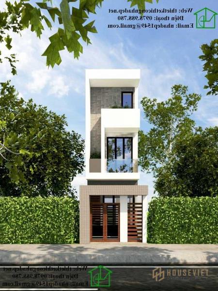 Nhà phố 3 tầng hiện đại