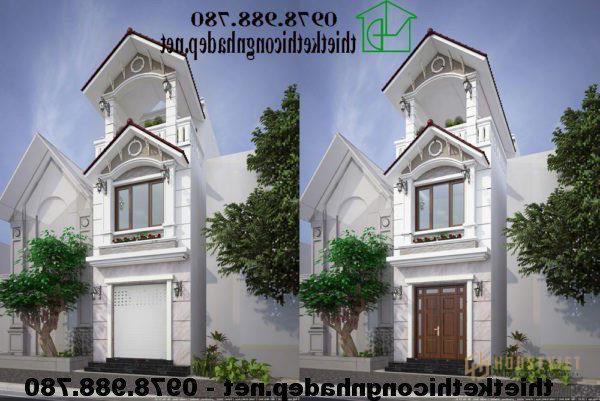 Nhà phố 3 tầng tân cổ điển