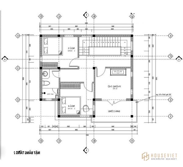 Nhà 2 tầng đẹp hiện đại