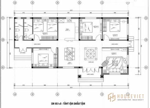 Mẫu nhà cấp 4 8x18m mái thái