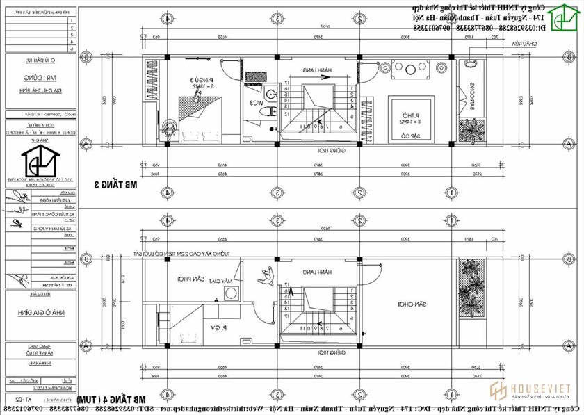 Sử dụng tầng 3 và 4 