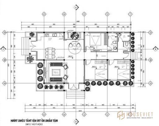 Mẫu nhà cấp 4 mái thái 2 mặt tiền