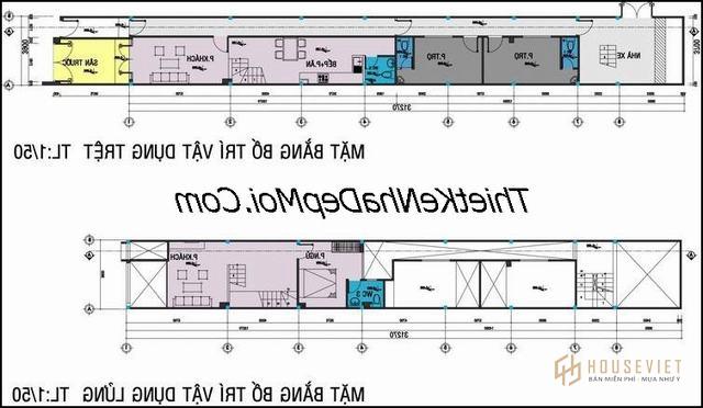 Thiết kế đẹp cho nhà diện tích nhỏ