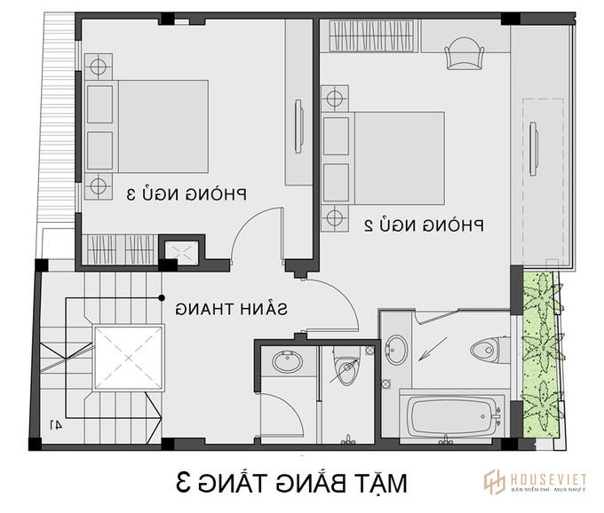 thiết kế nhà phố mặt tiền 7m đẹp