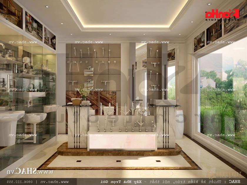 Mẫu thiết kế showroom thiết bị vệ sinh sh btp 0092