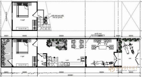 mẫu nhà cấp 4 gác xép đơn giản