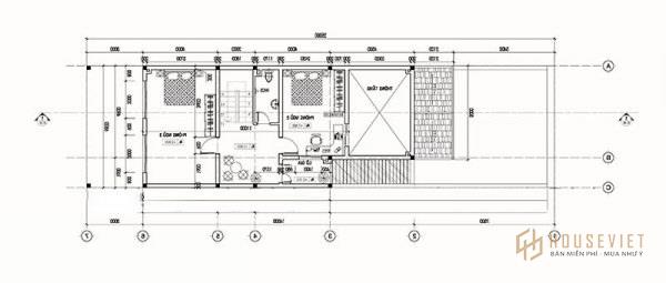 mẫu nhà cấp 4 gác xép đơn giản