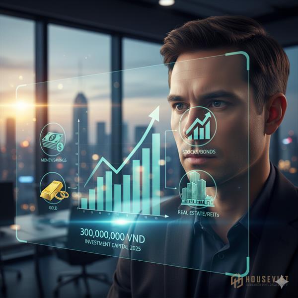 Đầu tư gì với 300 triệu năm 2025? 4 kênh sinh lời tiềm năng