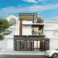 Mẫu nhà phố 1 trệt 1 lầu 3 phòng ngủ hút chủ đầu tư