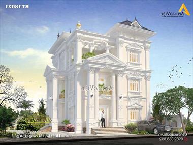 Những mẫu biệt thự 3 tầng kiểu Pháp ấn tượng nhất năm 2022