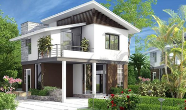 Mẫu nhà 2 tầng 4 phòng ngủ 80m2 giá từ 700 triệu đồng