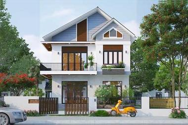 Bộ sưu tập các mẫu nhà 2 tầng rộng 6m kiến ​​trúc sang trọng