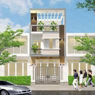 Bộ sưu tập các mẫu nhà phố đẹp 1 trệt 2 lầu sân thượng đẹp