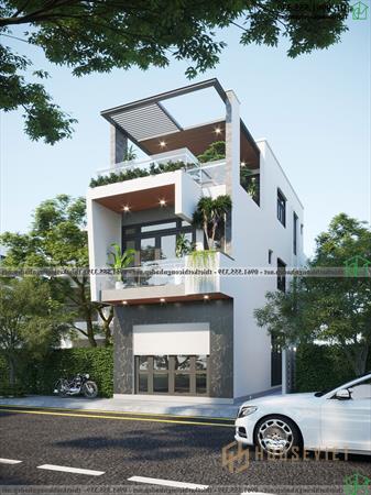 Bản vẽ nhà ống 3 tầng 5x18m NDNP3T62