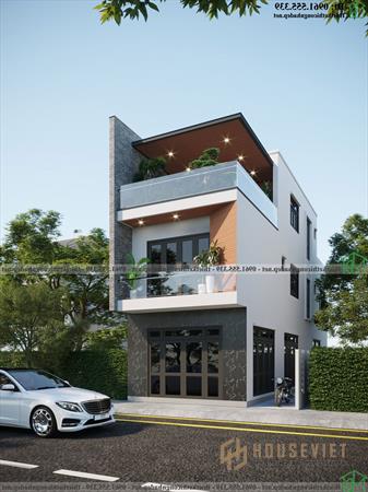 Phương án 1: Mẫu thiết kế nhà ống 3 tầng 5x18m NDNP3T62