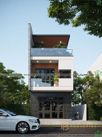 Phương án 2 - Bản vẽ thiết kế nhà ống 3 tầng 5x18m NDNP3T62