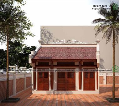 Mẫu thiết kế đền thờ bà Bùi tại Thanh Liệt Hà Nội NDNTH33