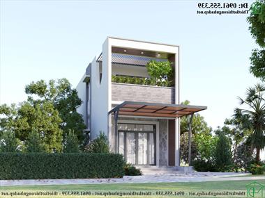 Bản vẽ thiết kế nhà phố 2 tầng 5x18m tại Hòa Bình NDNP2T28