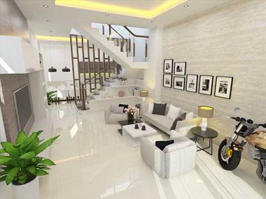 Cách thiết kế nội thất nhà ống 1 tầng đẹp đầy đủ tiện nghi